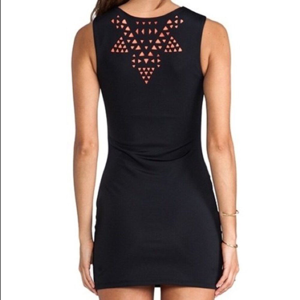 Mara Hoffman Swim Laser Cut Swim Mini Dress NWOT L - Picture 4 of 13